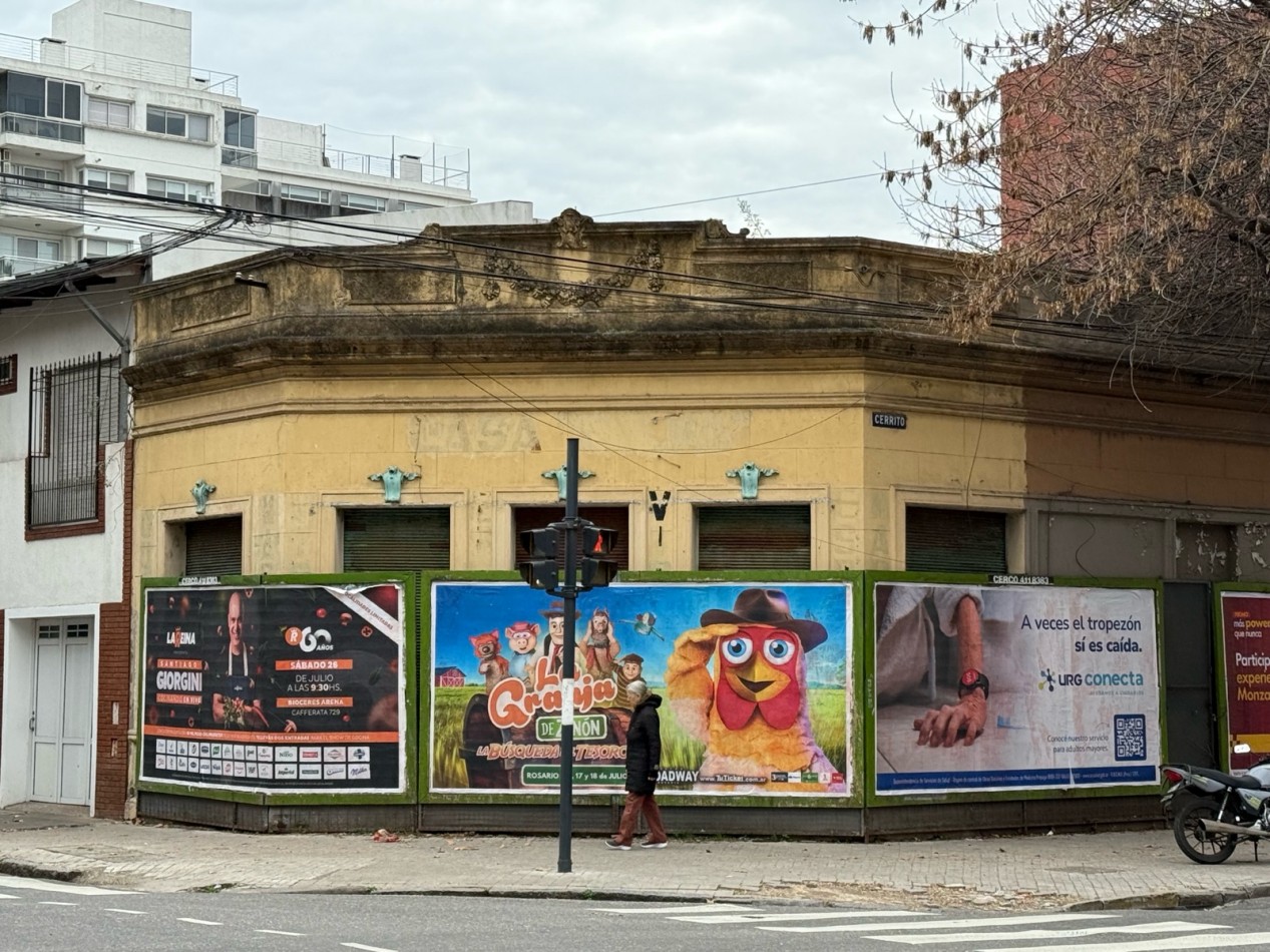 Importante Terreno en Esquina para Desarrollo 116 m2 Barrio Abasto