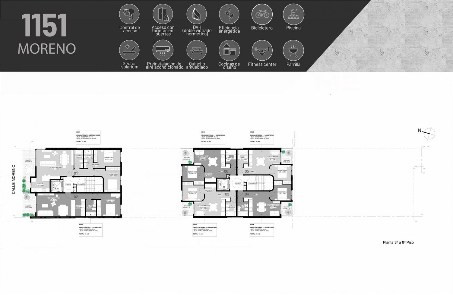 Departamento Duplex con Terraza Exclusiva y Cochera Moreno 1100
