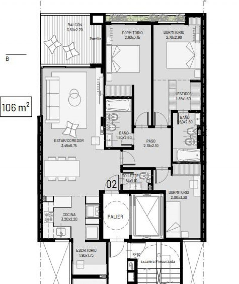 Venta Departamento 1 Dormitorio con Amenities Av. Pellegrini 900